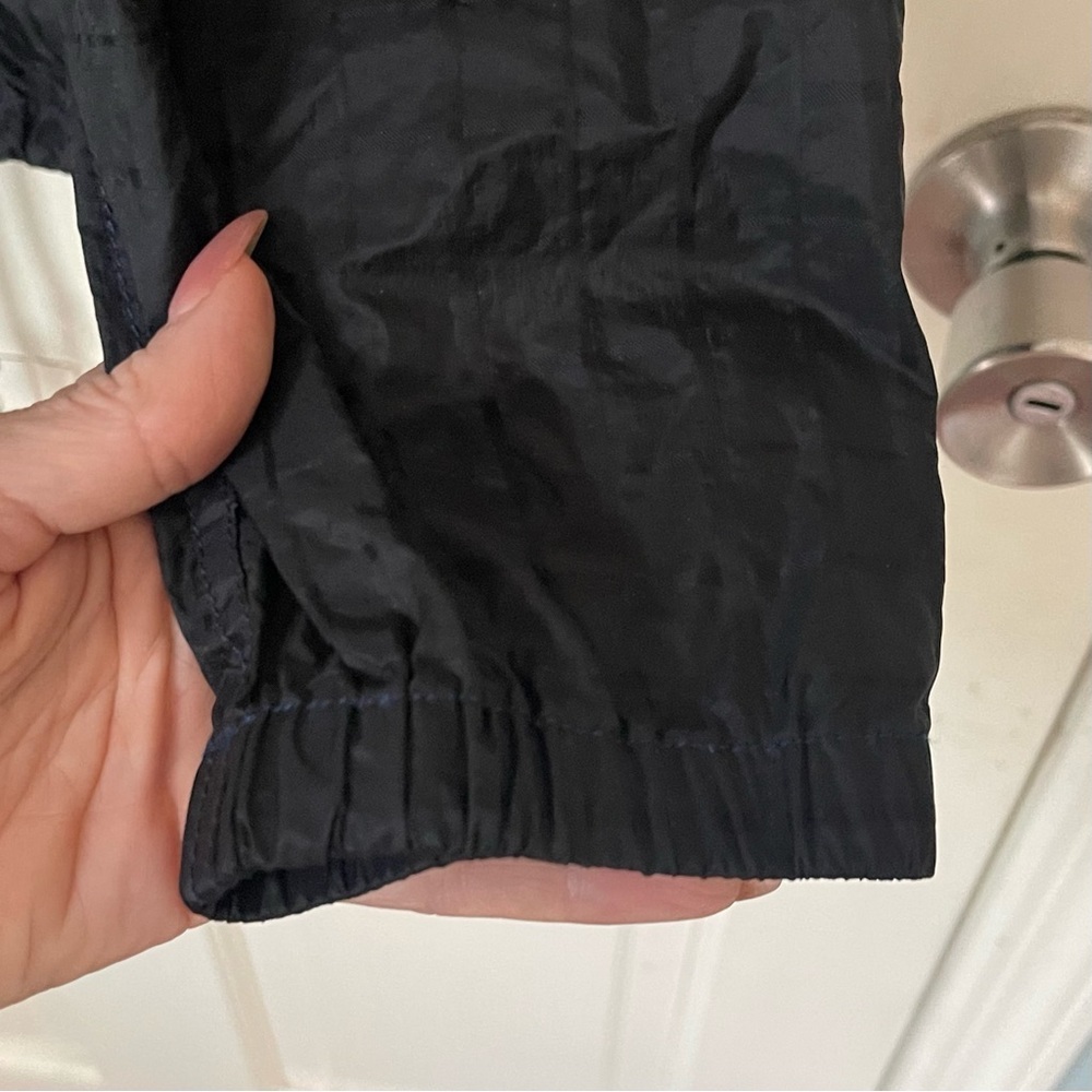 Free People Festival Parachute Jacket Windbreaker XS Black Packable Utility - Picture 6 of 12